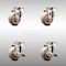 Service Caster 3 Inch 316SS High Temp Glass Filled Nylon Swivel Top Plate Caster Brakes, 2PK SCC-SS31620S314-GFNSHT-2-TLB-2 - alternate 1